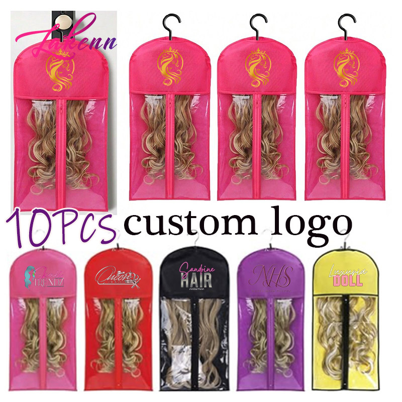 Travel Accessories Logo - Perfect Extensions Holding Bag Hair Wigs