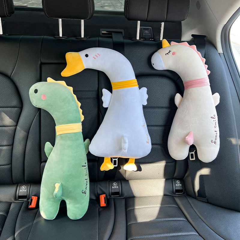 Travel Accessories For 6 Year Old - Car Seat Shoulder Pad with Cartoon