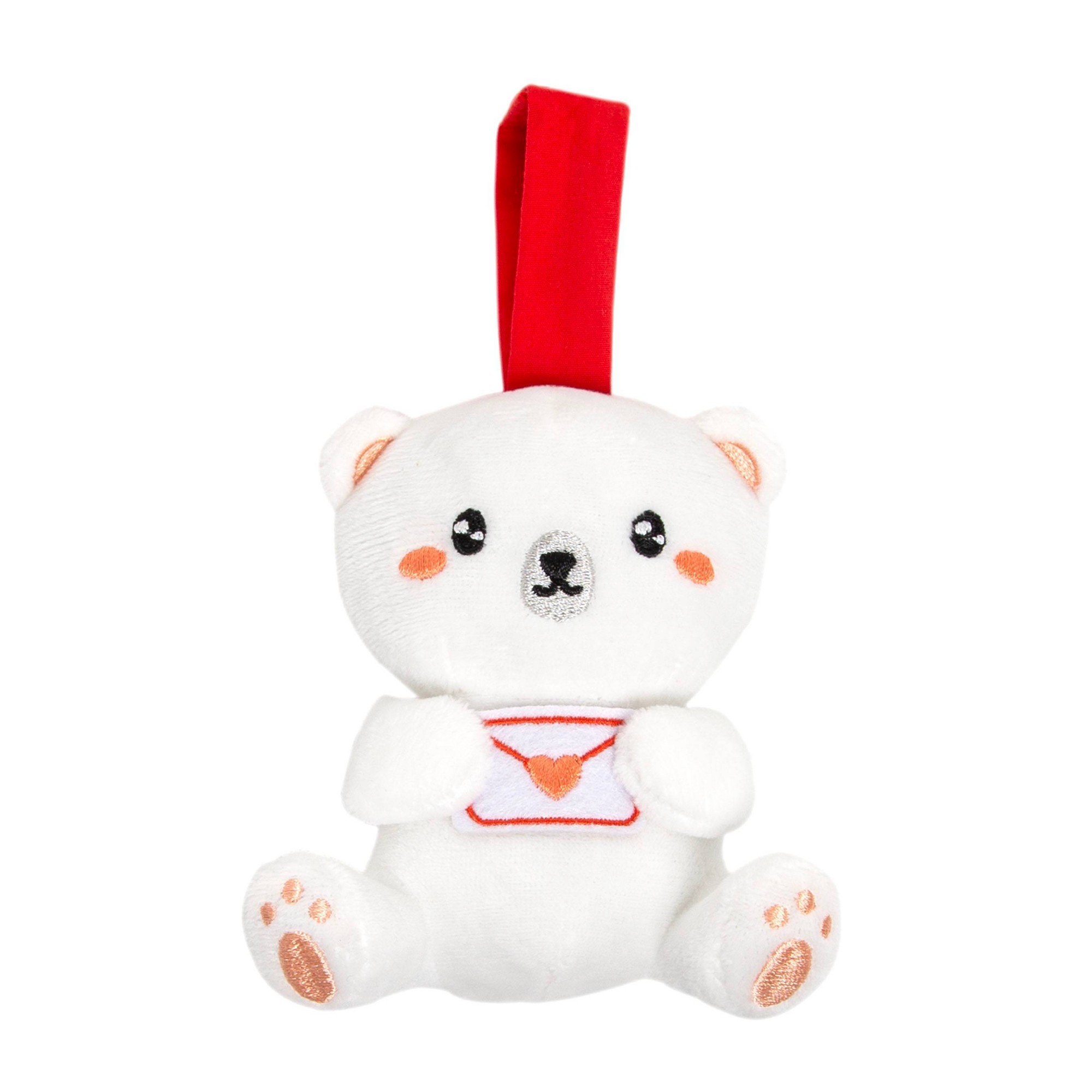 Travel Accessories For Baby - Bear Plush Baby Stroller Toy Polyester