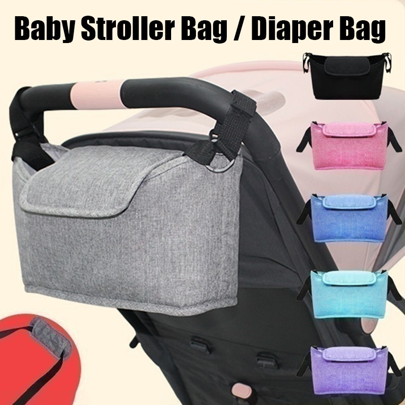 Travel Accessories For Baby - Baby Stroller Hanging Bags Mommy Diaper