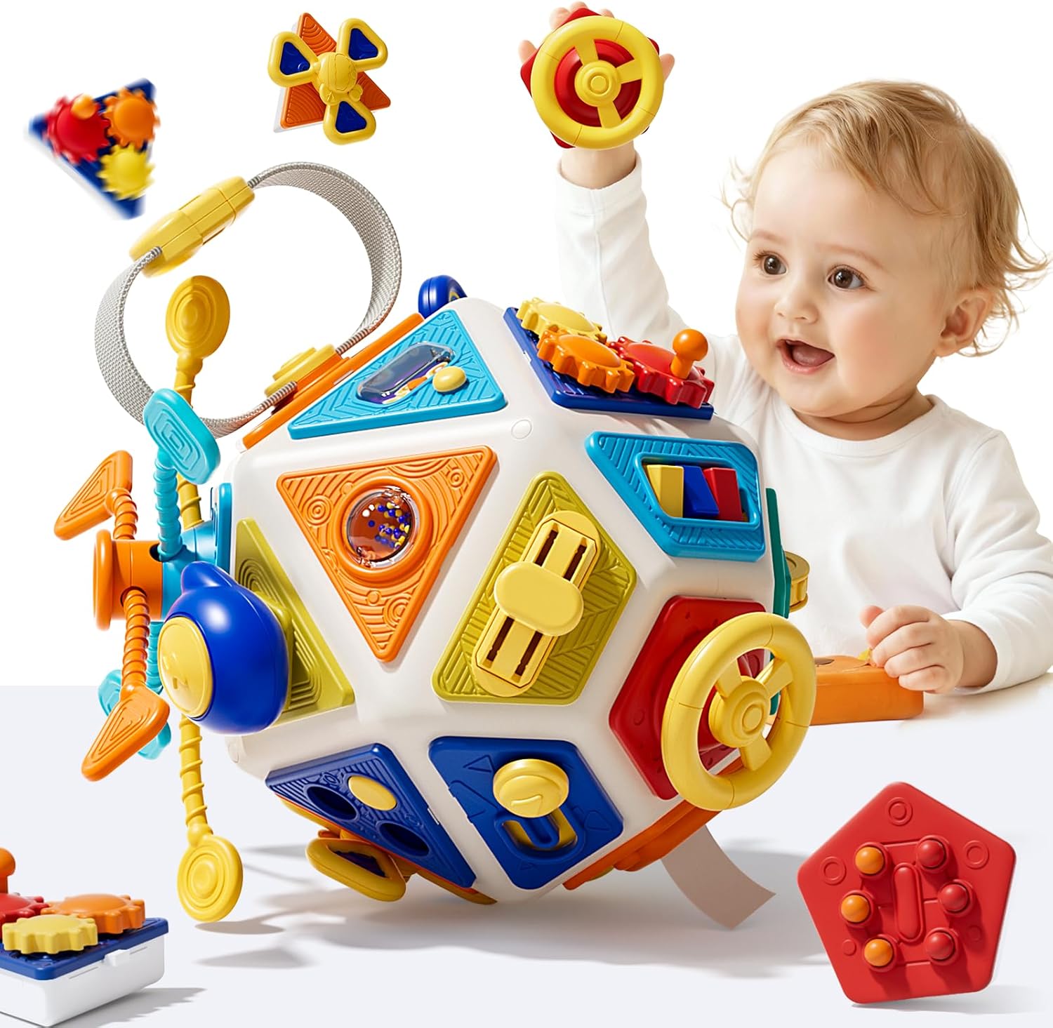 Travel Accessories For Baby - Baby Busy Board Activity Cube Toys