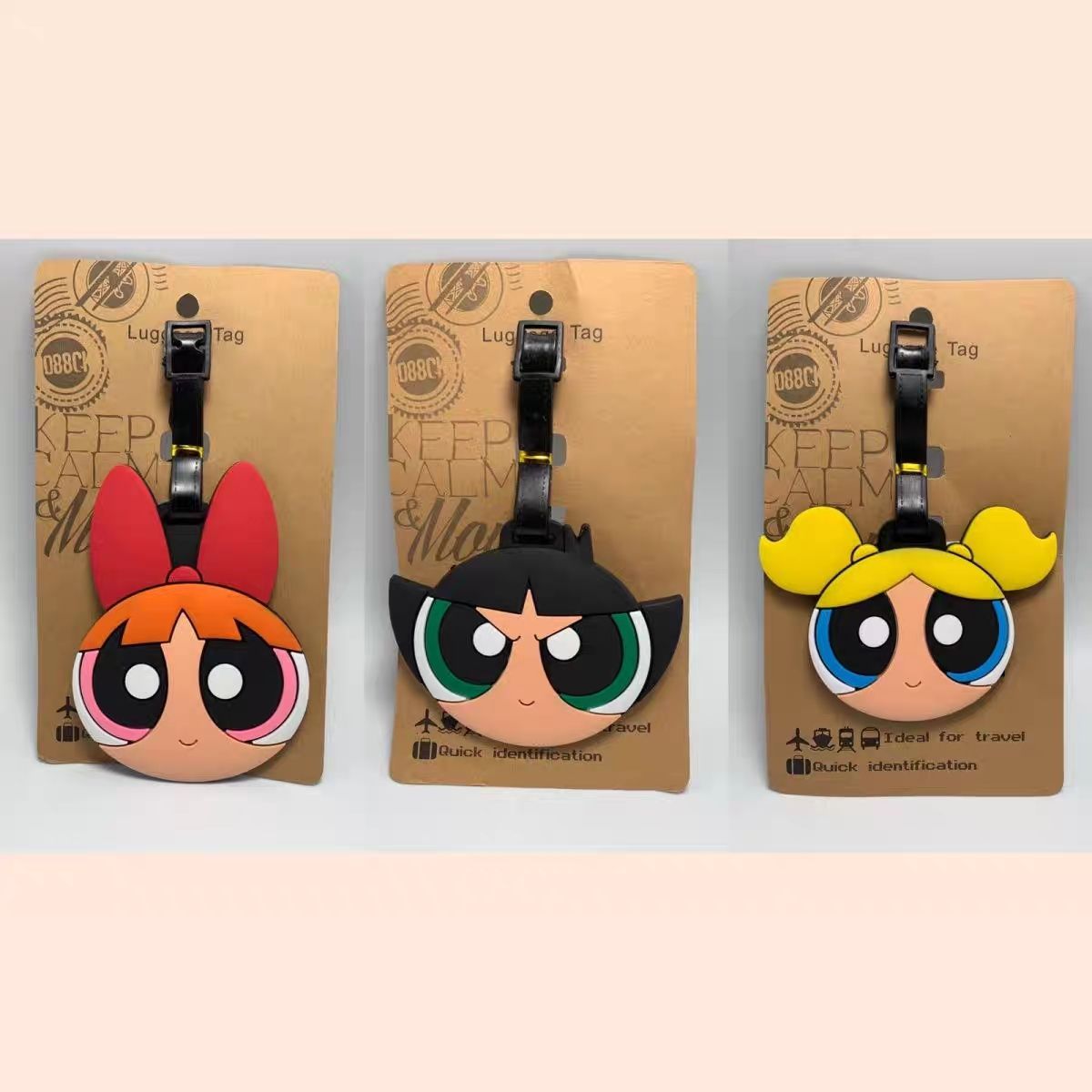 Travel Accessories And Bags - Anime The Powerpuff Girls Bag Pendant