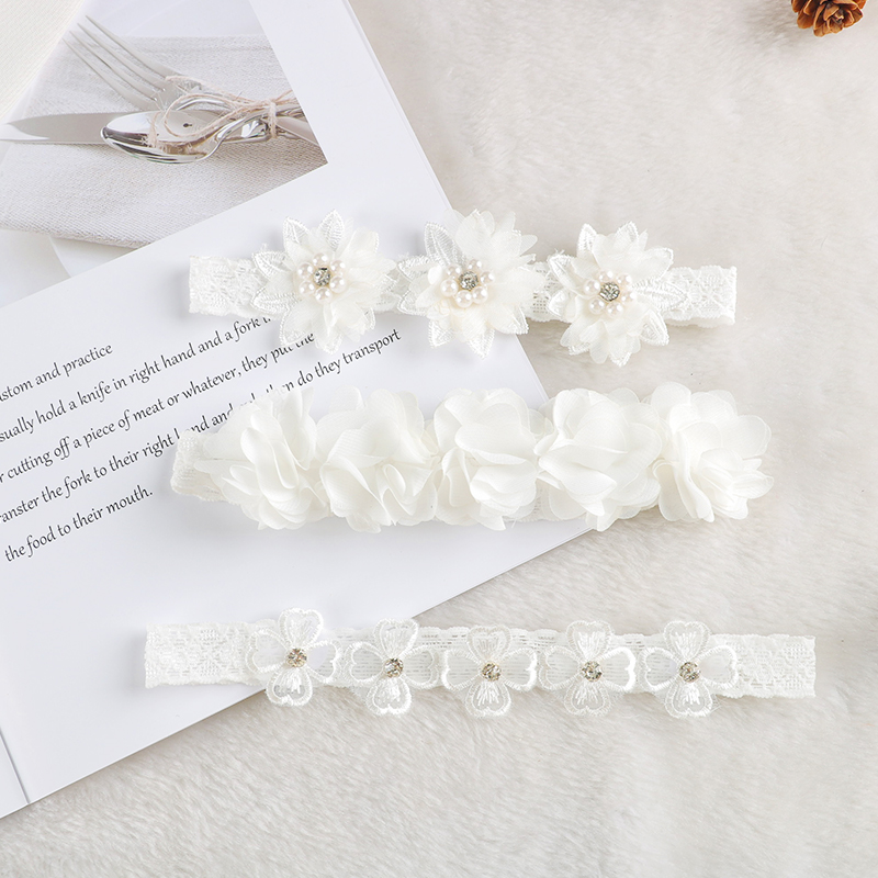 Travel Accessories For 6 Year Old - Baby Headband Flower Bows Crown Headbands