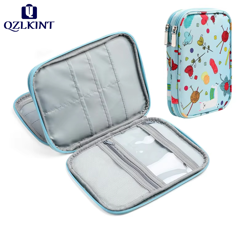 Travel Accessories Kit Bag - Empty Knitting Needles Case Travel Storage