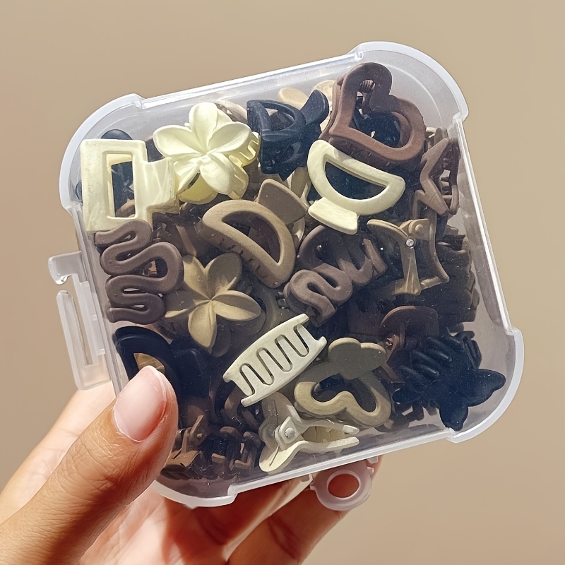 Travel Accessories For 6 Year Old - 5/10/20/30pcs Beige Mixed Pack Small Clips,