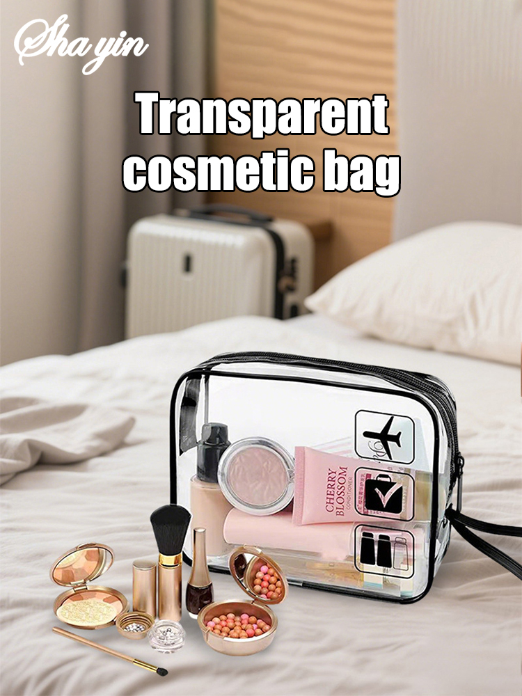 Transparent makeup bag, portab - огляд і ціна Toiletry Bag Tsa
