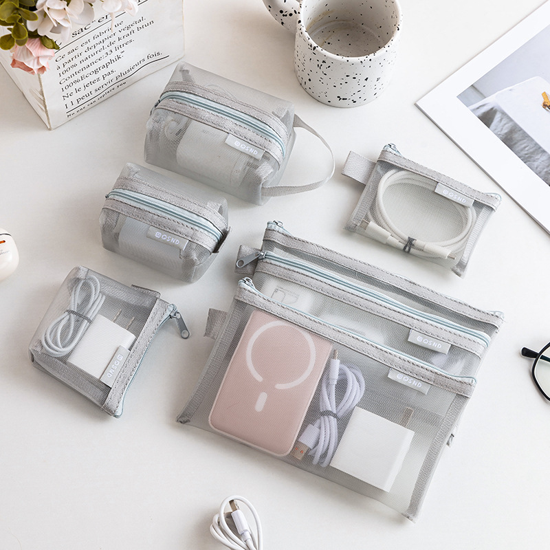 Transparent mesh data cable st - огляд і ціна Cable Organizer Travel