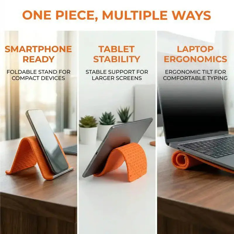 Silicone Foldable Phone Stand  - огляд і ціна Travel Accessories Apple