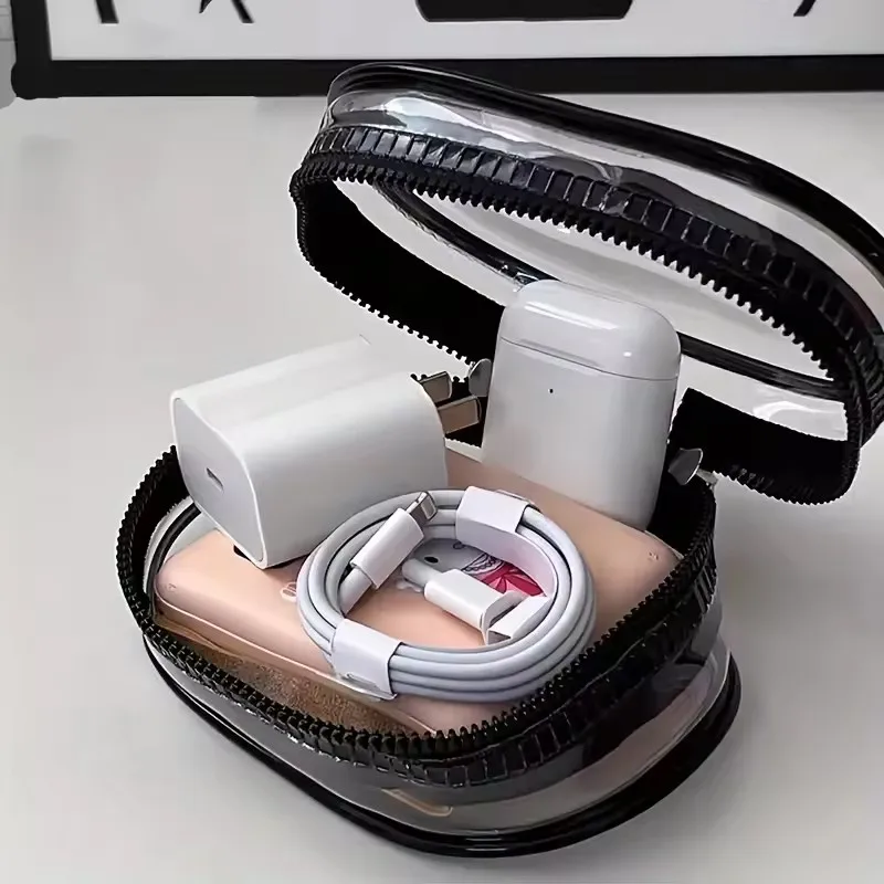 Portable Mini Clear Zipper Sto - огляд і ціна Cable Organizer Travel