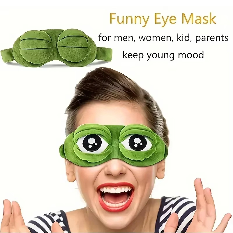 Frog shaped eye mask Party gam - огляд і ціна Travel Accessories Gifts