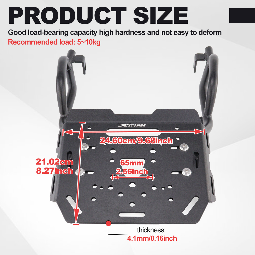 Motorcycle Rear Luggage Rack F - огляд і ціна Luggage Cover Protector