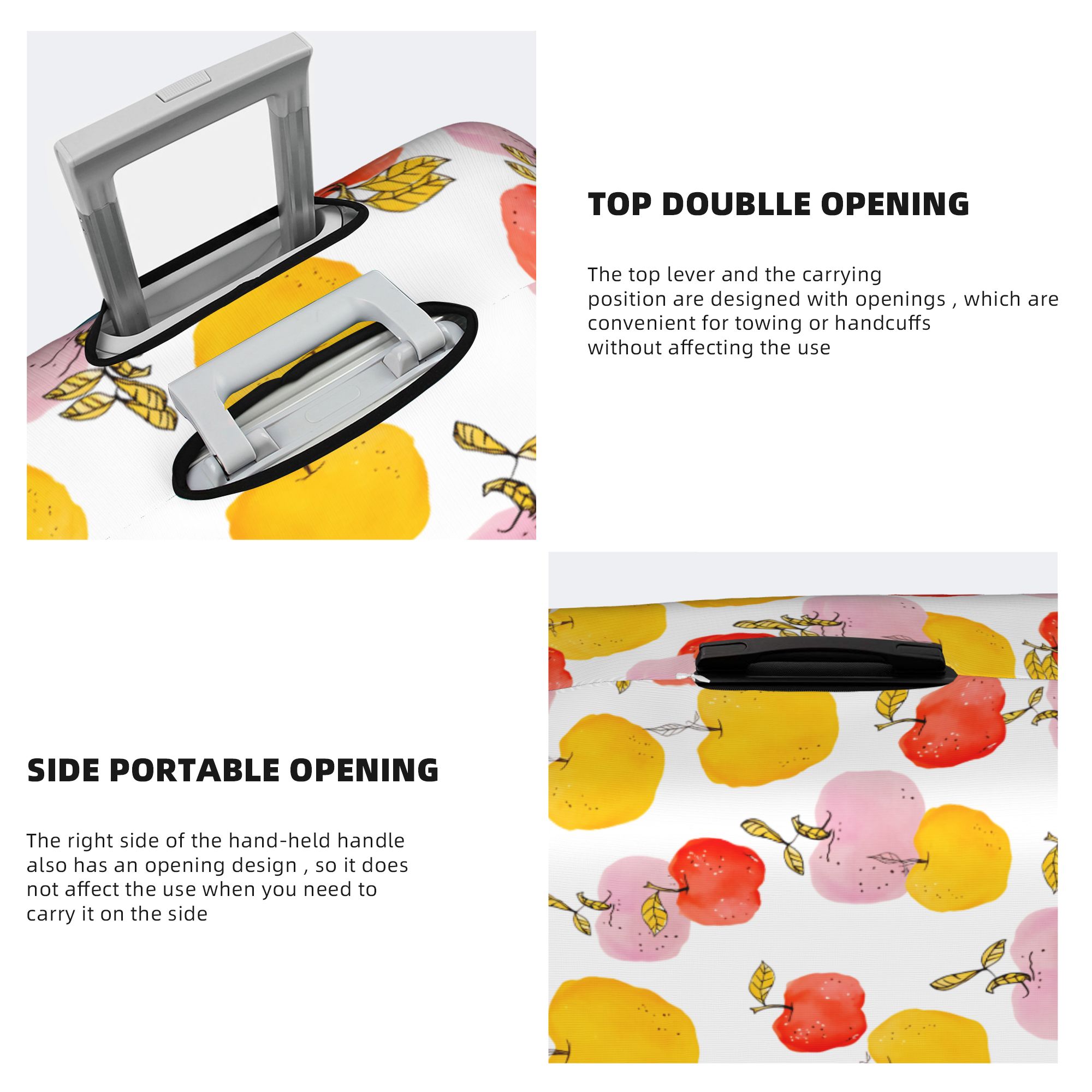 Watercolor Apple Fruits Luggag - огляд і ціна Travel Accessories Apple