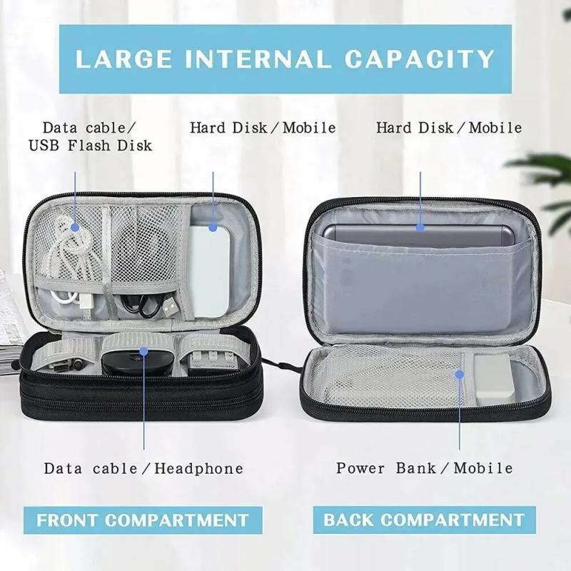 1PCS Grey/Black/Pink/Navy NEW  - огляд і ціна Cable Organizer Travel