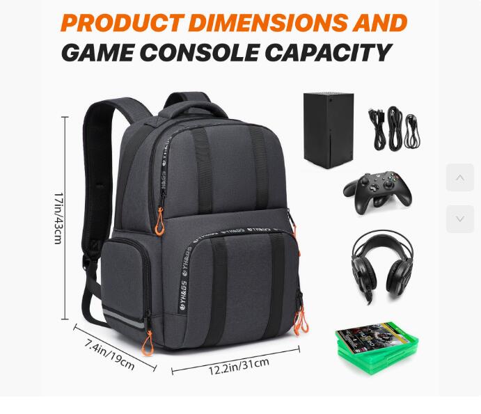 Men Carry on Backpack Compatib - огляд і ціна Travel Bag Xbox Series S