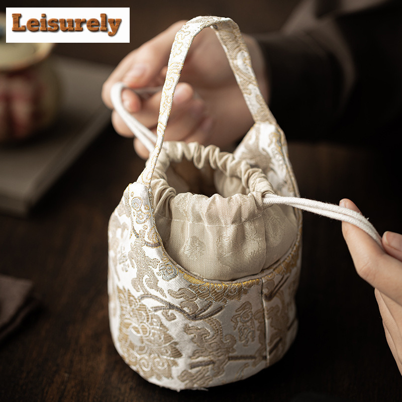 Chinese Brocade Drawstring Tea - огляд і ціна Travel Accessories Kit Bag