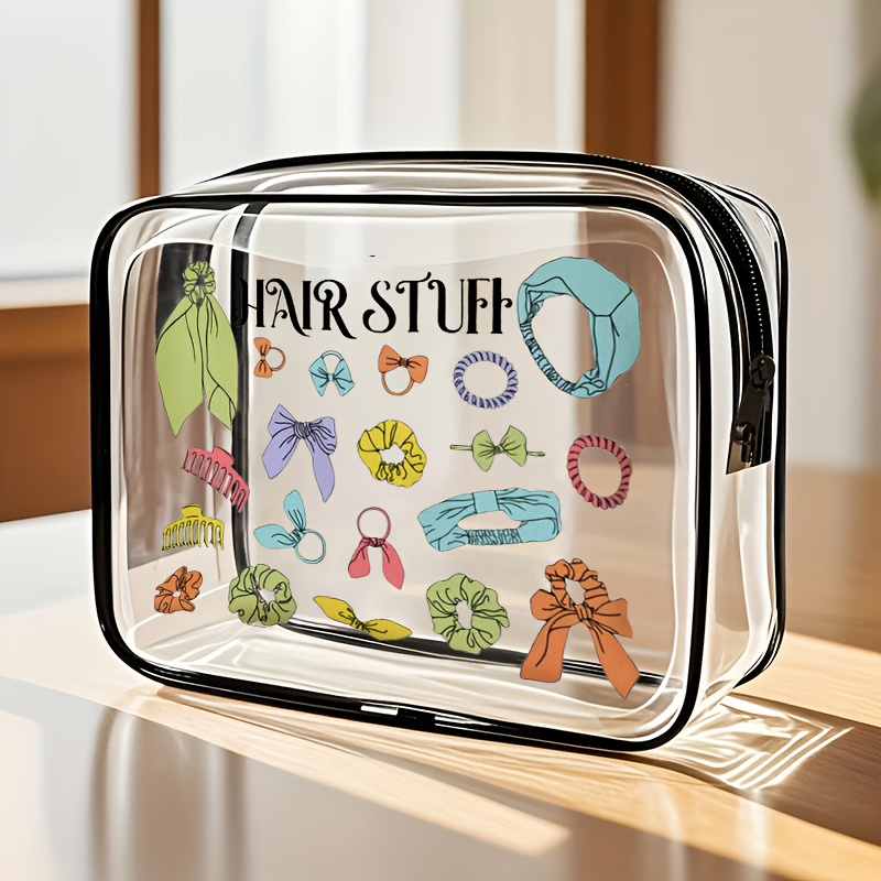 1pc Clear Makeup Bag Transpare - огляд і ціна Toiletry Bag Tsa