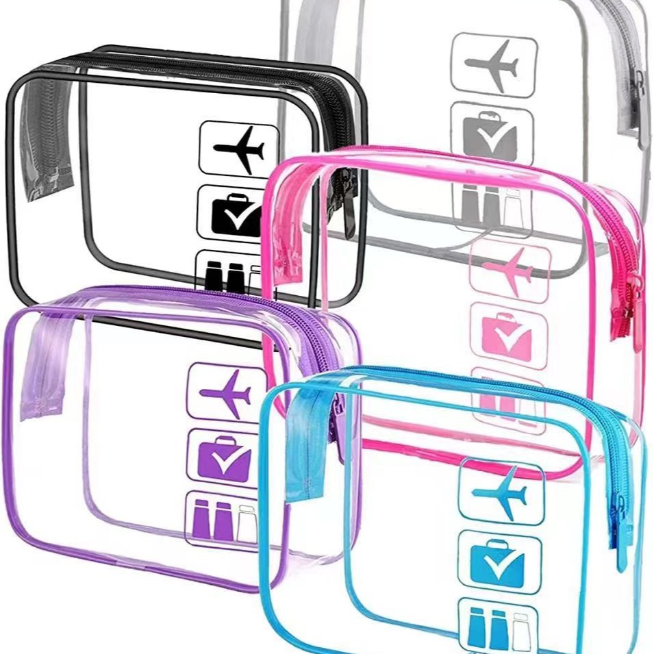 Clear Zippered Makeup Organize - огляд і ціна Toiletry Bag Tsa