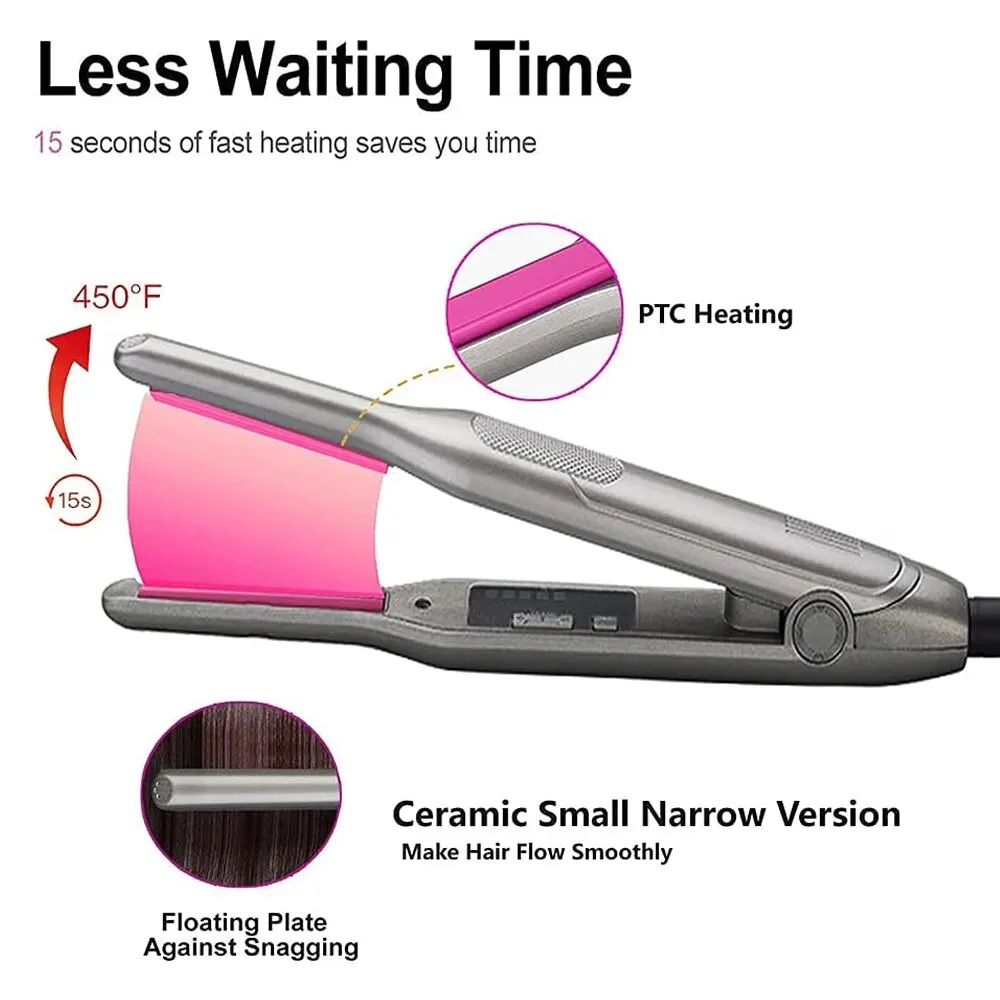 Mini Hair Straightener Curler  - огляд і ціна Mini Iron Travel
