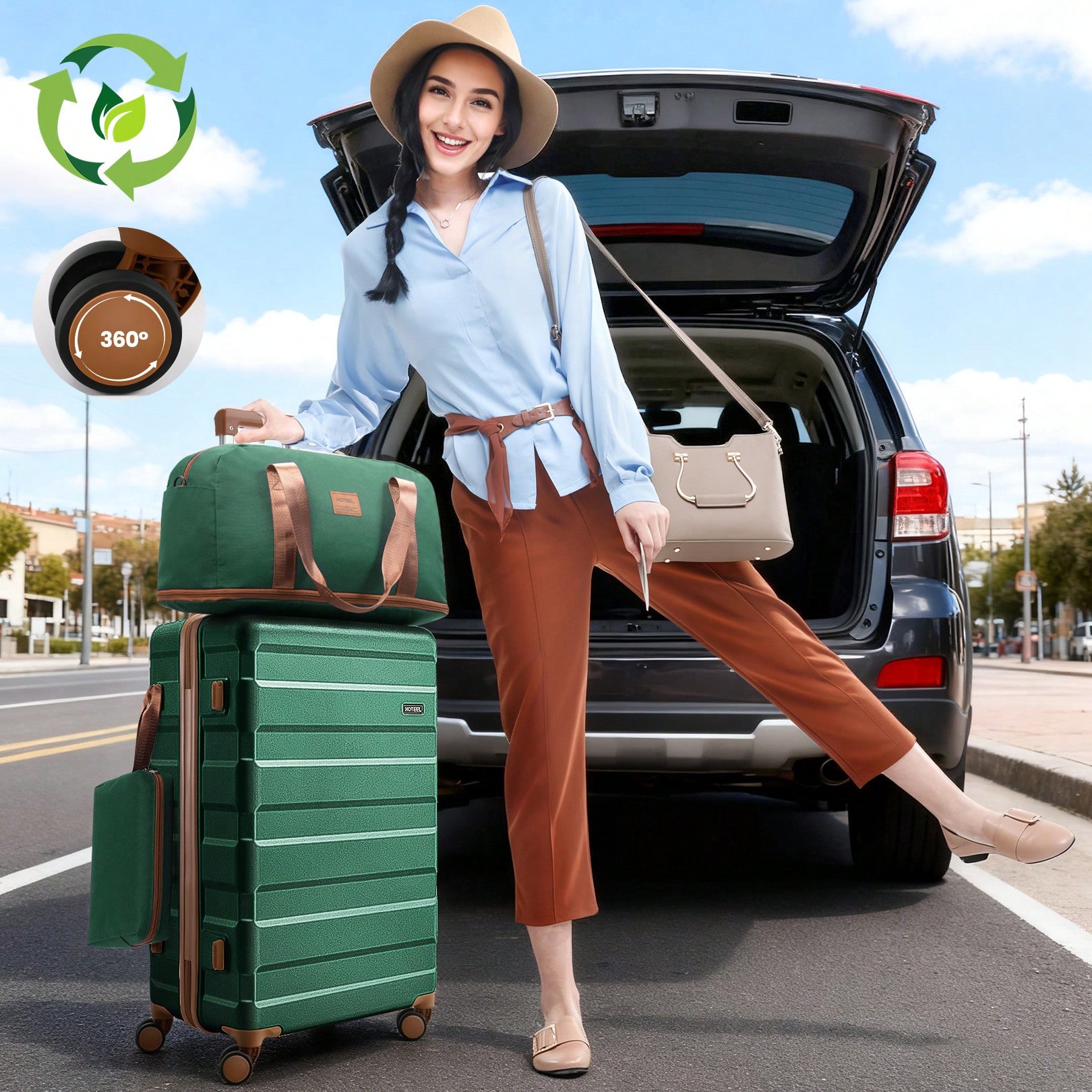 tooluck Luggage Set 3pcs 4-Yea - огляд і ціна Toiletry Bag Tsa