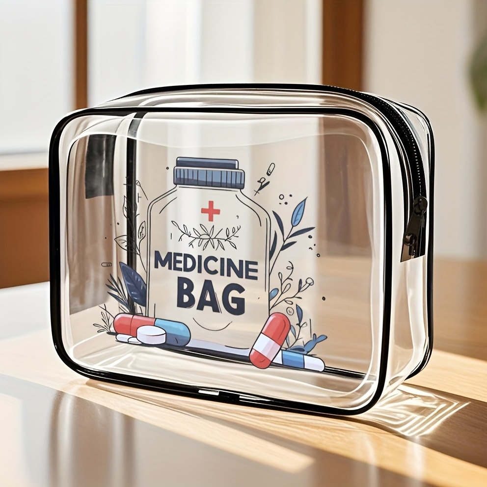 1pc Clear Makeup Bag Transpare - огляд і ціна Toiletry Bag Tsa