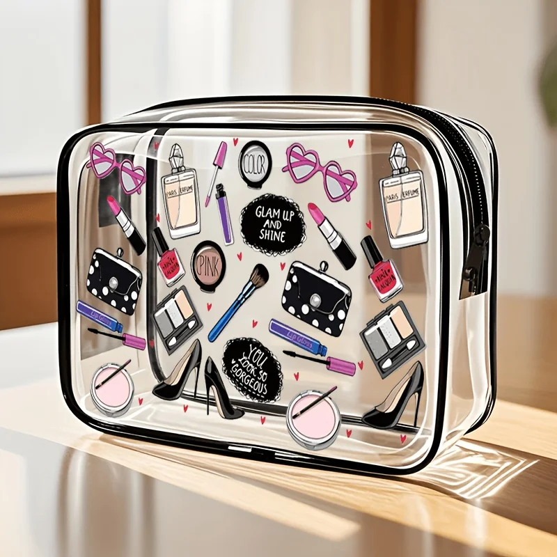 1pc Clear Makeup Bag Transpare - огляд і ціна Toiletry Bag Tsa