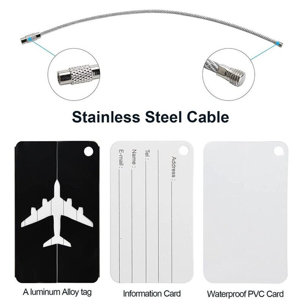 Aluminium Travel Luggage Tags  - огляд і ціна Travel Accessories Logo