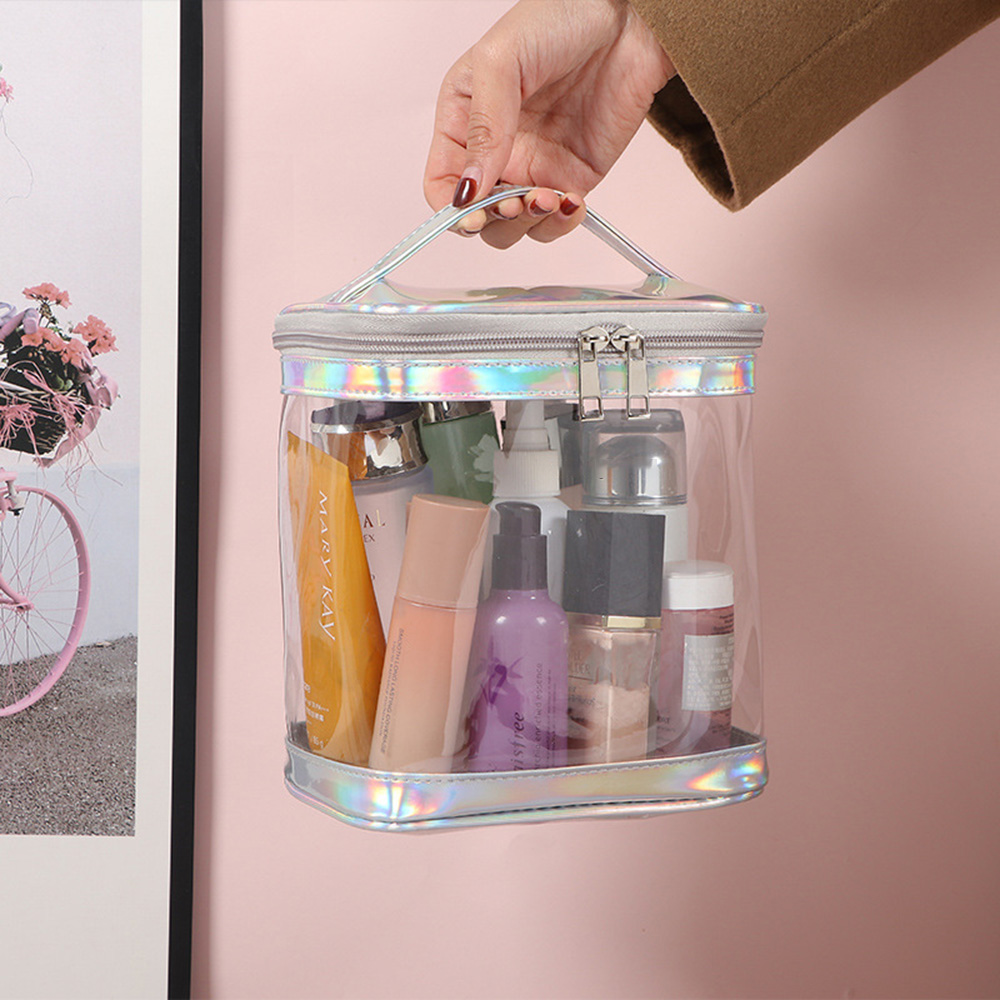 Clear PVC Makeup Bag with Hand - огляд і ціна Toiletry Bag Tsa
