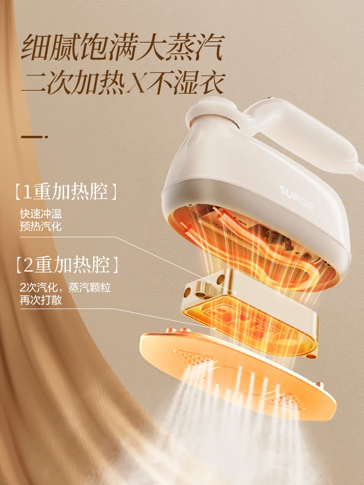 220V Supor Handheld Steamer Po - огляд і ціна Mini Iron Travel