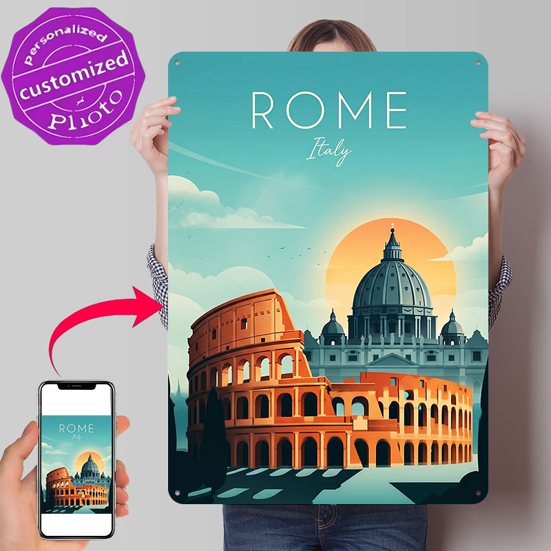 Rome Travel Metal Poster Perfe - огляд і ціна Travel Accessories Rome