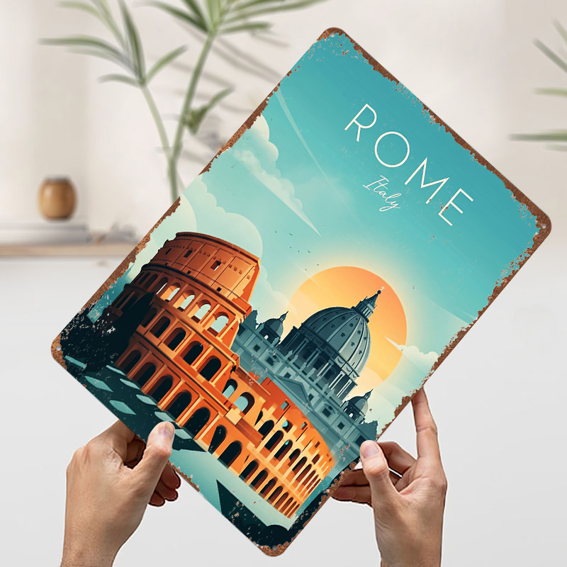 Rome Travel Metal Poster Perfe - огляд і ціна Travel Accessories Rome