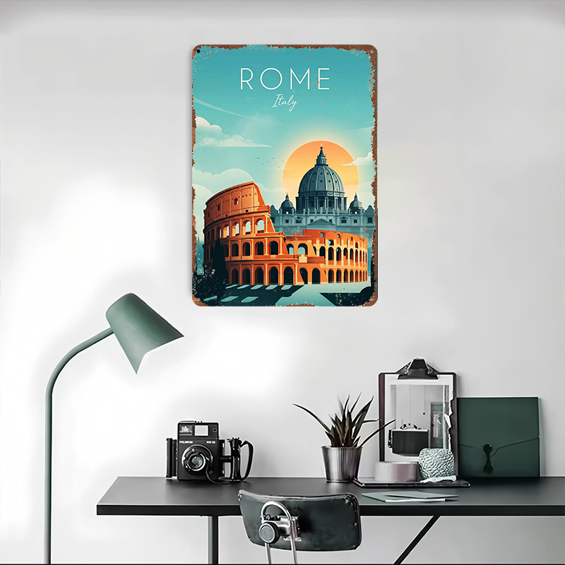 Rome Travel Metal Poster Perfe - огляд і ціна Travel Accessories Rome