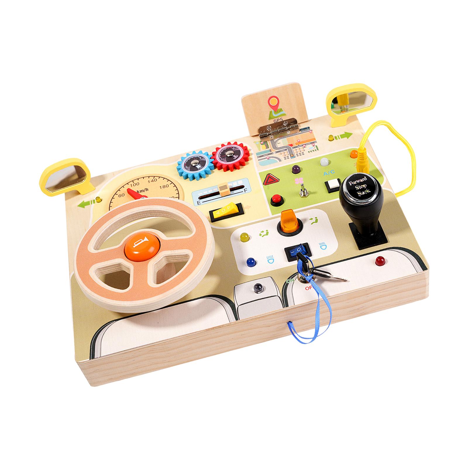 Montessori Busy Board with LED - огляд і ціна Travel Accessories For Baby