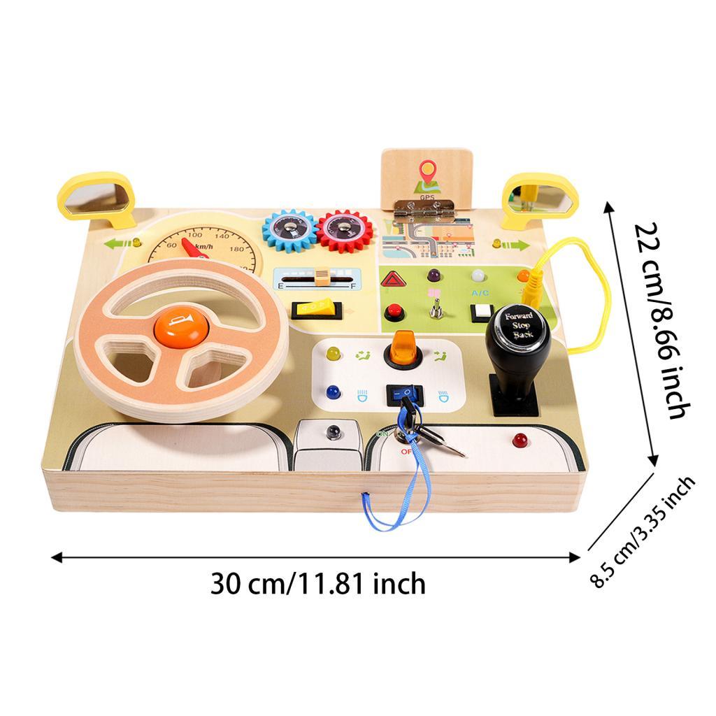Montessori Busy Board with LED - огляд і ціна Travel Accessories For Baby