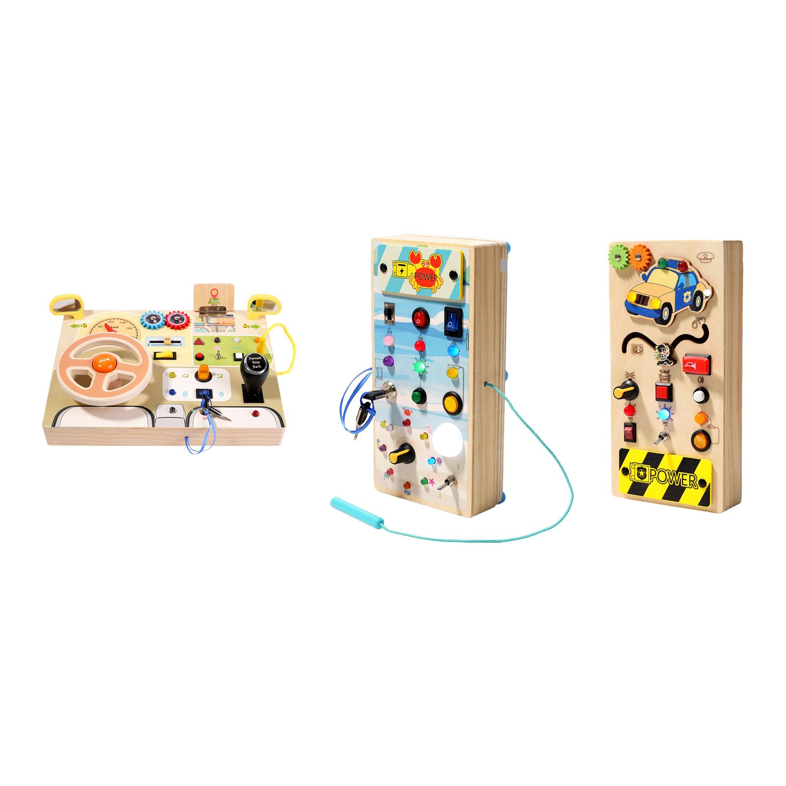 Montessori Busy Board with LED - огляд і ціна Travel Accessories For Baby