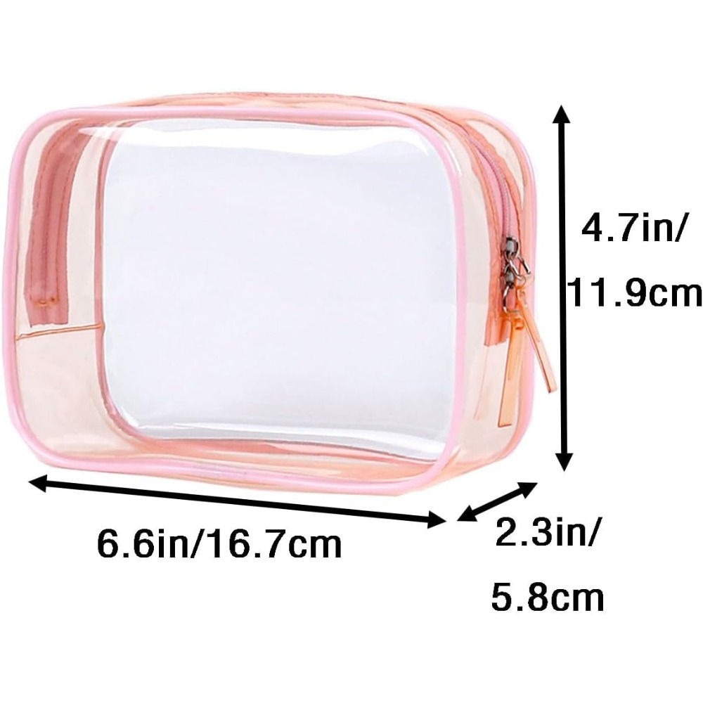 Clear Pouch Small, 6.6x2.3x4.7 - огляд і ціна Toiletry Bag Tsa