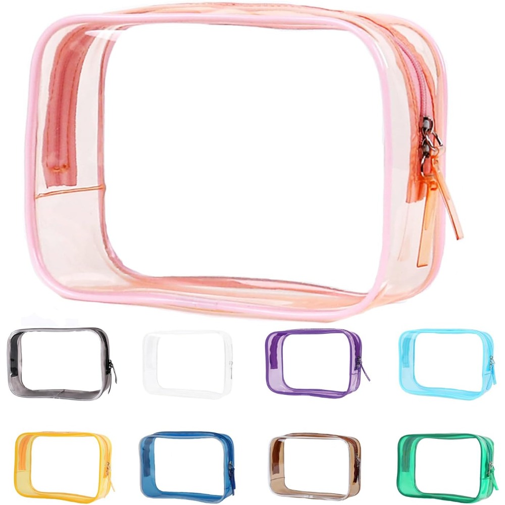Clear Pouch Small, 6.6x2.3x4.7 - огляд і ціна Toiletry Bag Tsa